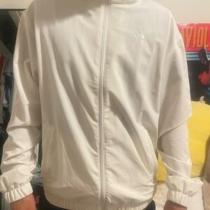 Adidas Men's Classic White Windbreaker